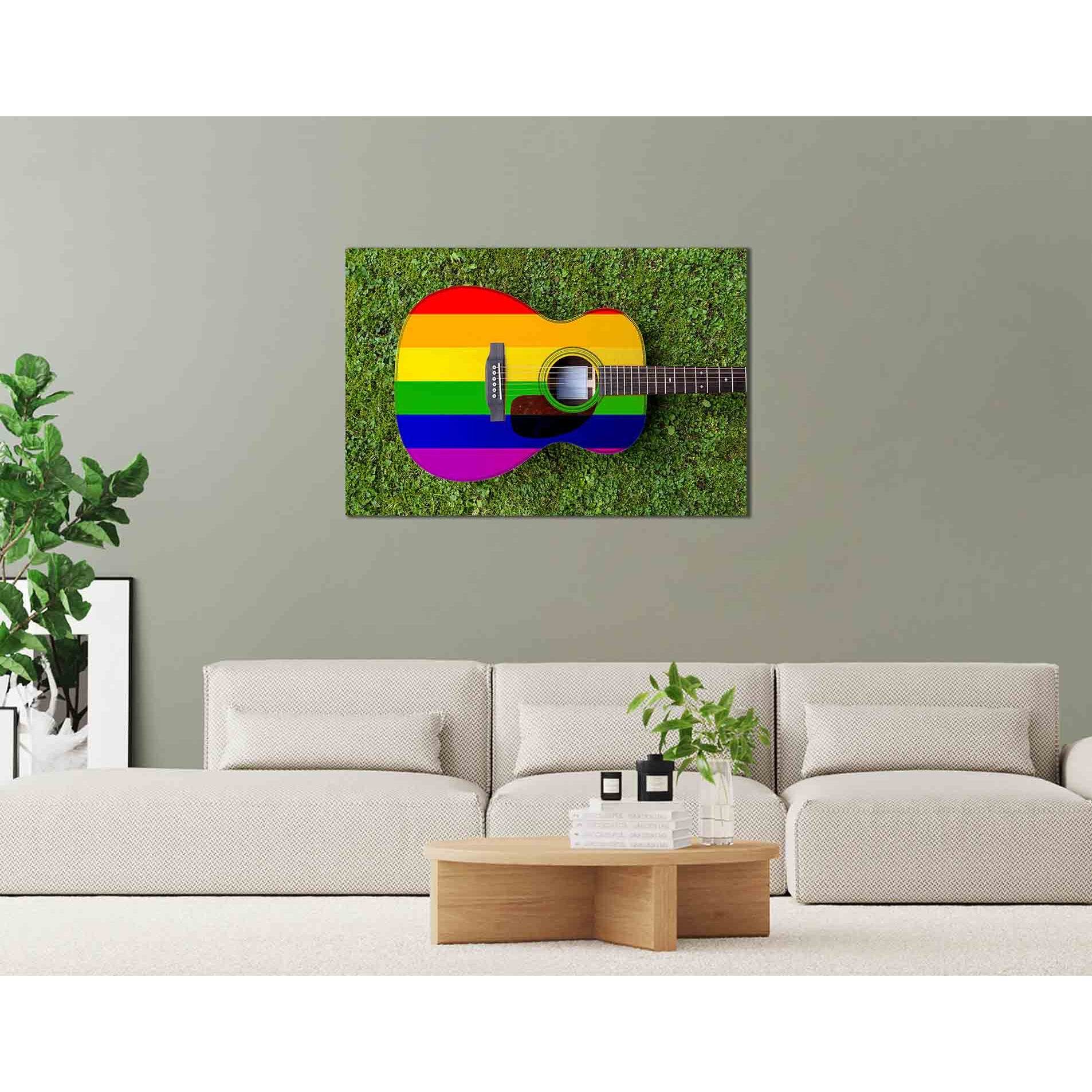 LGBT painted on acoustic guitar №2132 Ready to Hang Canvas PrintCanvas art arrives ready to hang, with hanging accessories included and no additional framing required. Every canvas print is hand-crafted, made on-demand at our workshop and expertly stretch