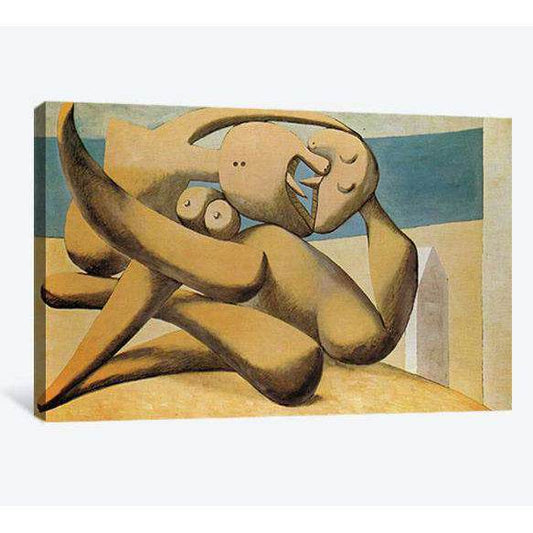 Pablo Picasso, Figures by the Sea (The Kiss) - Canvas printCanvas art arrives ready to hang, with hanging accessories included and no additional framing required. Every canvas print is hand-crafted, made on-demand at our workshop and expertly stretched ar