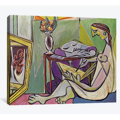 Pablo Picasso, The muse - Canvas printCanvas art arrives ready to hang, with hanging accessories included and no additional framing required. Every canvas print is hand-crafted, made on-demand at our workshop and expertly stretched around 100% North Ameri