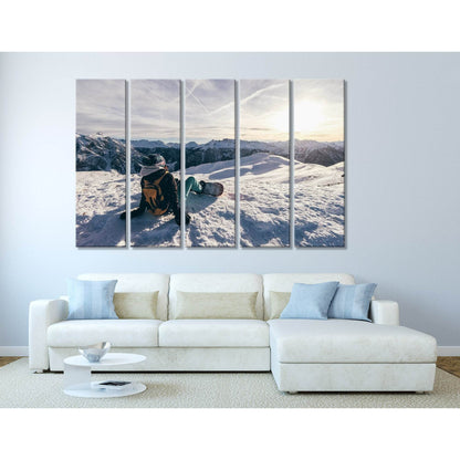 Girl Enjoys The View On The Mountains №04446 Ready to Hang Canvas PrintCanvas art arrives ready to hang, with hanging accessories included and no additional framing required. Every canvas print is hand-crafted, made on-demand at our workshop and expertly