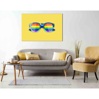 Sunglasses LGBTQ №2121 Ready to Hang Canvas PrintCanvas art arrives ready to hang, with hanging accessories included and no additional framing required. Every canvas print is hand-crafted, made on-demand at our workshop and expertly stretched around 100%