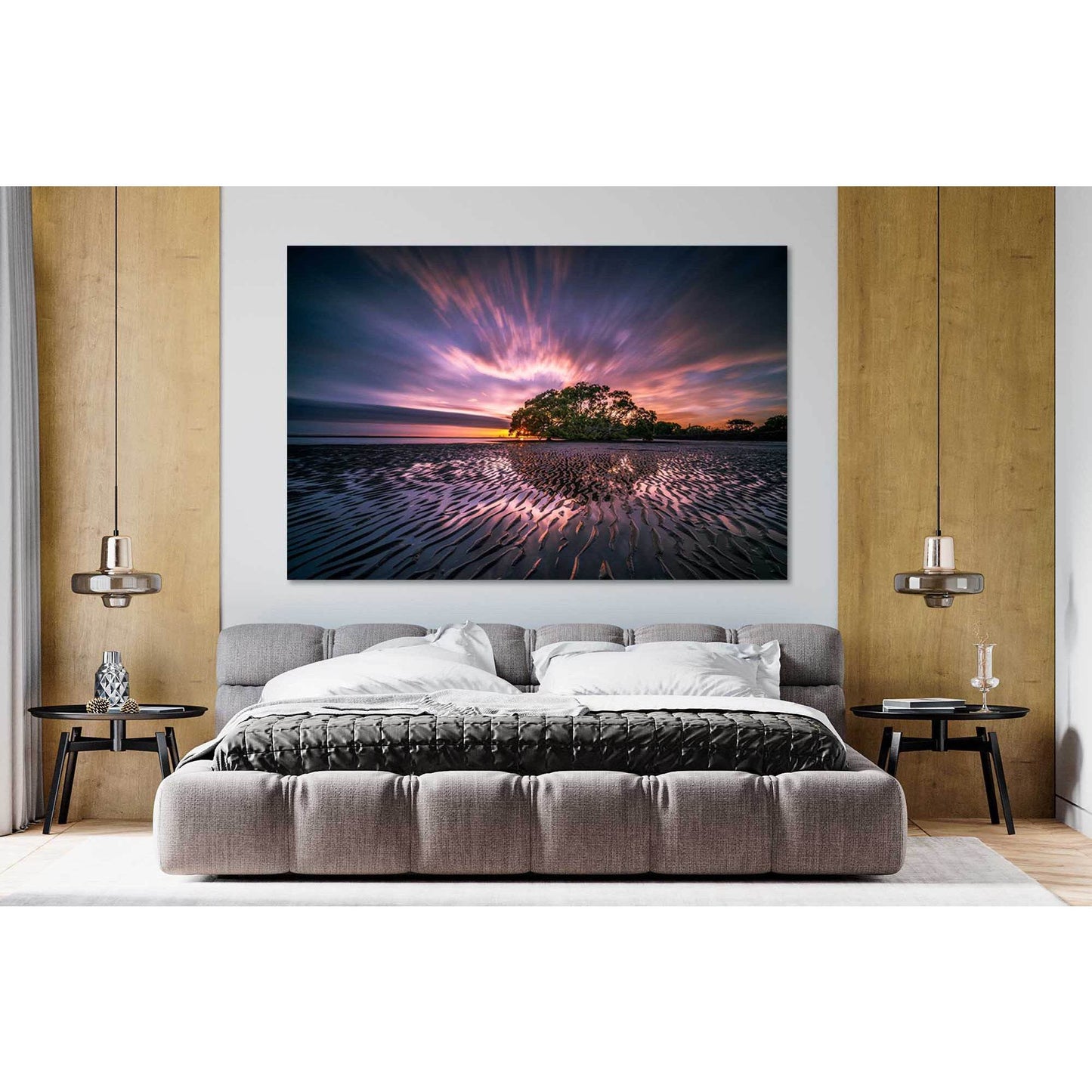 Gently pink sunset №D1239 Ready to Hang Canvas PrintCanvas art arrives ready to hang, with hanging accessories included and no additional framing required. Every canvas print is hand-crafted, made on-demand at our workshop and expertly stretched around 10