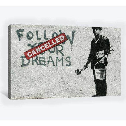 Banksy Chinatown - Ready to Hang Canvas PrintCanvas art arrives ready to hang, with hanging accessories included and no additional framing required. Every canvas print is hand-crafted, made on-demand at our workshop and expertly stretched around 100% Nort