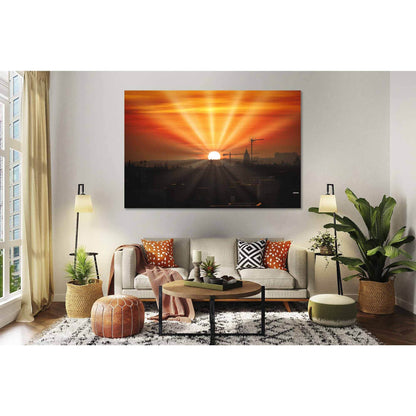 Sun rays №D1230 Ready to Hang Canvas PrintCanvas art arrives ready to hang, with hanging accessories included and no additional framing required. Every canvas print is hand-crafted, made on-demand at our workshop and expertly stretched around 100% North A