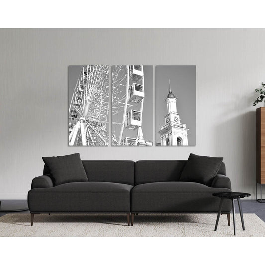 Ferris wheel №D2813 Ready to Hang Canvas PrintCanvas art arrives ready to hang, with hanging accessories included and no additional framing required. Every canvas print is hand-crafted, made on-demand at our workshop and expertly stretched around 100% Nor