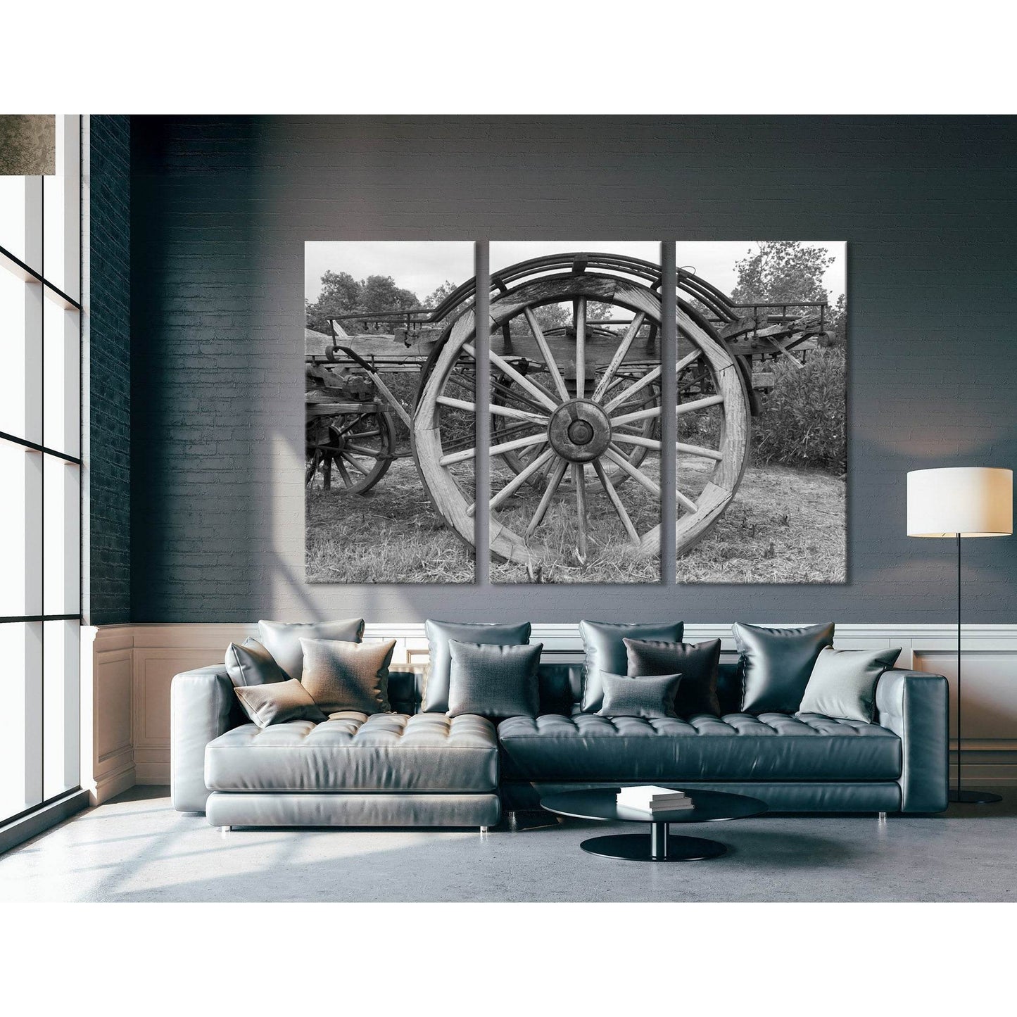 Old Wooden Wheels On The Farm 1/3/5 №04225 Ready to Hang Canvas PrintCanvas art arrives ready to hang, with hanging accessories included and no additional framing required. Every canvas print is hand-crafted, made on-demand at our workshop and expertly st