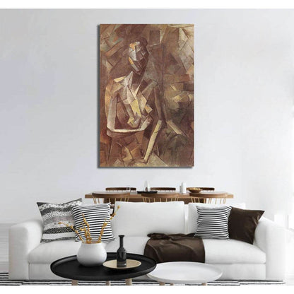 Pablo Picasso, Seated nude - Ready to Hang Canvas PrintCanvas art arrives ready to hang, with hanging accessories included and no additional framing required. Every canvas print is hand-crafted, made on-demand at our workshop and expertly stretched around