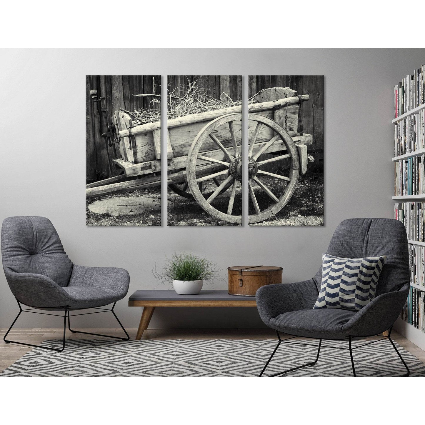 Old Cart At A Farm №04226 Ready to Hang Canvas PrintCanvas art arrives ready to hang, with hanging accessories included and no additional framing required. Every canvas print is hand-crafted, made on-demand at our workshop and expertly stretched around 10