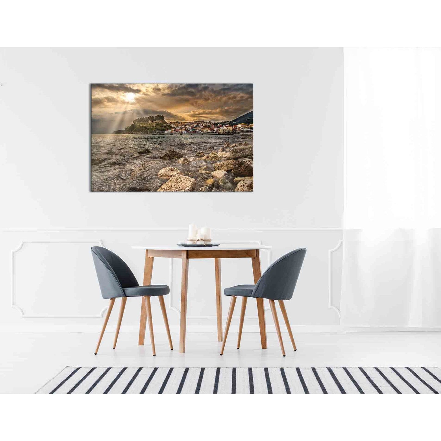 Parga №D1223 Ready to Hang Canvas PrintCanvas art arrives ready to hang, with hanging accessories included and no additional framing required. Every canvas print is hand-crafted, made on-demand at our workshop and expertly stretched around 100% North Amer