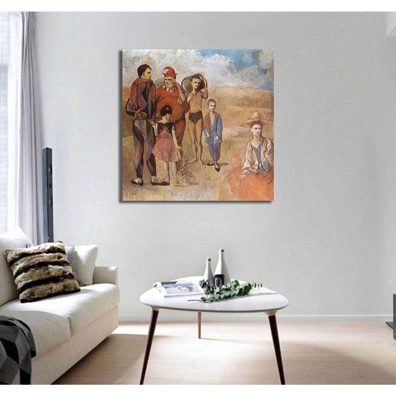 Pablo Picasso, Family of saltimbanques - Canvas printCanvas art arrives ready to hang, with hanging accessories included and no additional framing required. Every canvas print is hand-crafted, made on-demand at our workshop and expertly stretched around 1