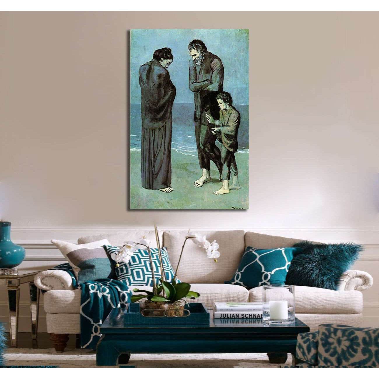 Pablo Picasso, The tragedy - Canvas printCanvas art arrives ready to hang, with hanging accessories included and no additional framing required. Every canvas print is hand-crafted, made on-demand at our workshop and expertly stretched around 100% North Am