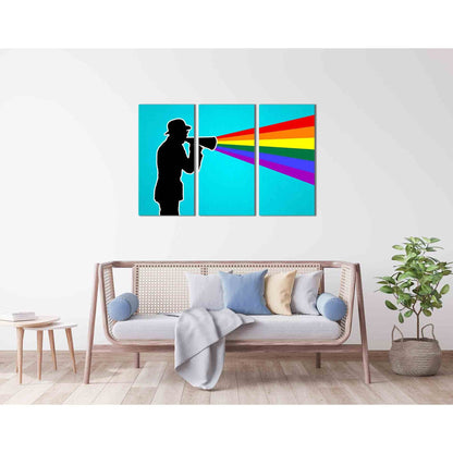 Silhouette of a man №2124 Ready to Hang Canvas PrintCanvas art arrives ready to hang, with hanging accessories included and no additional framing required. Every canvas print is hand-crafted, made on-demand at our workshop and expertly stretched around 10