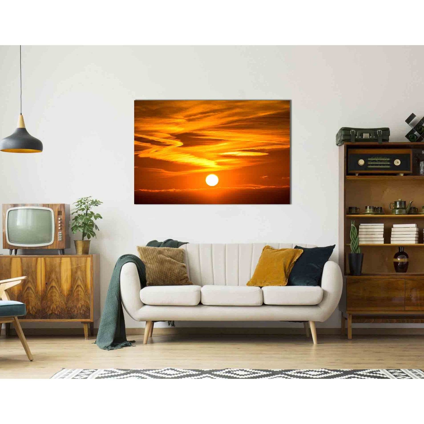 The sky at sunset №D1861 Ready to Hang Canvas PrintCanvas art arrives ready to hang, with hanging accessories included and no additional framing required. Every canvas print is hand-crafted, made on-demand at our workshop and expertly stretched around 100