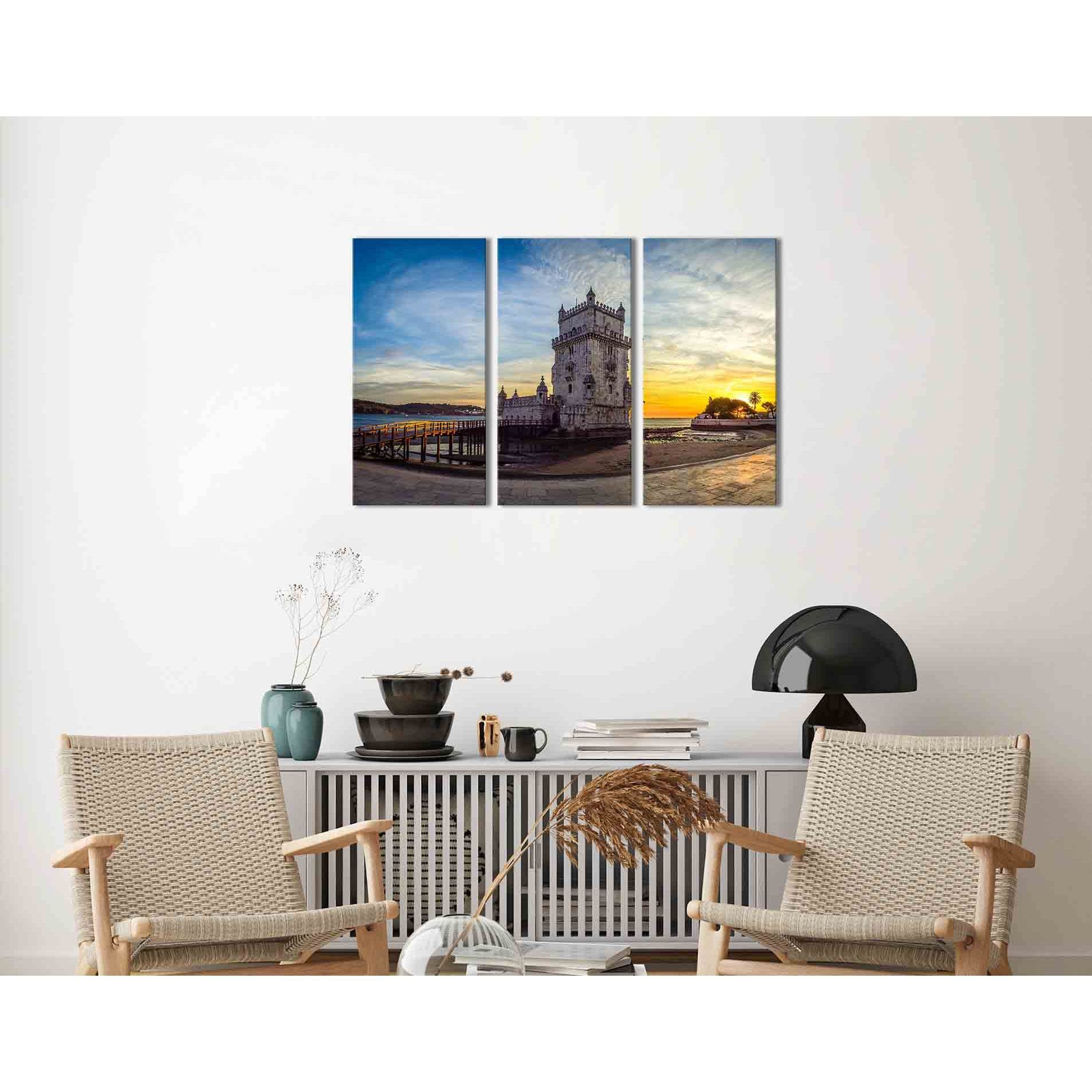 Belem tower №D1219 Ready to Hang Canvas PrintCanvas art arrives ready to hang, with hanging accessories included and no additional framing required. Every canvas print is hand-crafted, made on-demand at our workshop and expertly stretched around 100% Nort