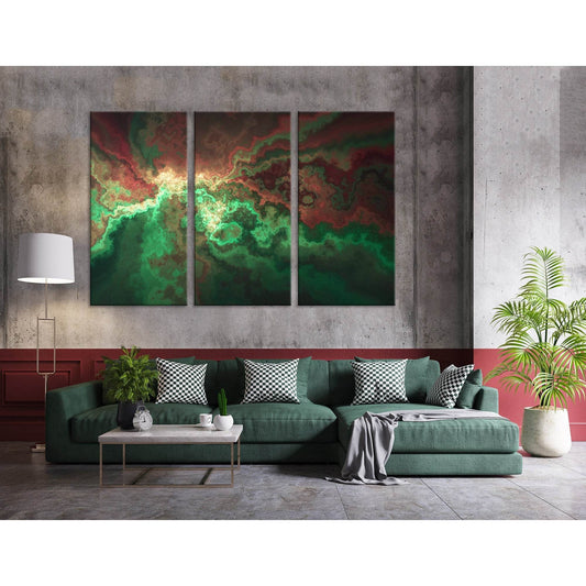 Green And Burgundy Anomaly Abstract №04309 Ready to Hang Canvas PrintCanvas art arrives ready to hang, with hanging accessories included and no additional framing required. Every canvas print is hand-crafted, made on-demand at our workshop and expertly st