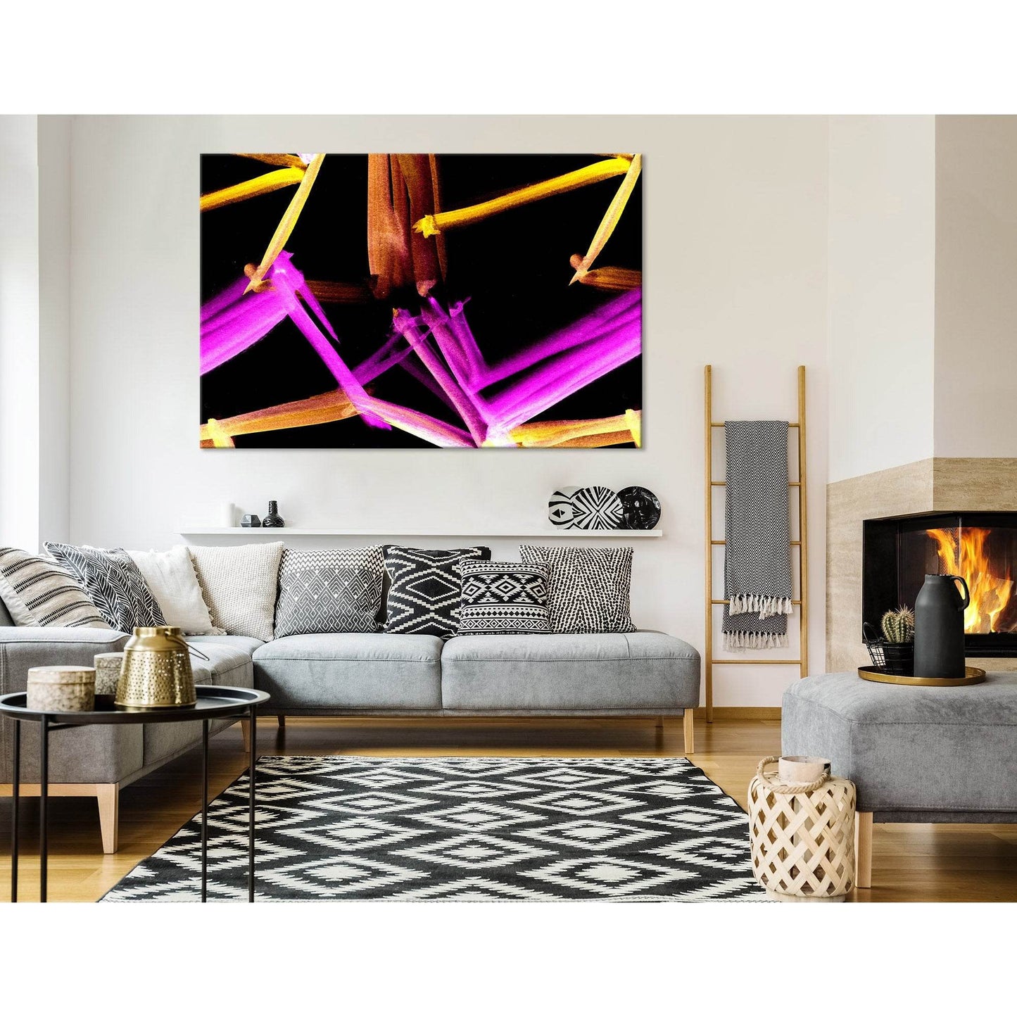 Pink And Orange Abstract №04278 Ready to Hang Canvas PrintCanvas art arrives ready to hang, with hanging accessories included and no additional framing required. Every canvas print is hand-crafted, made on-demand at our workshop and expertly stretched aro