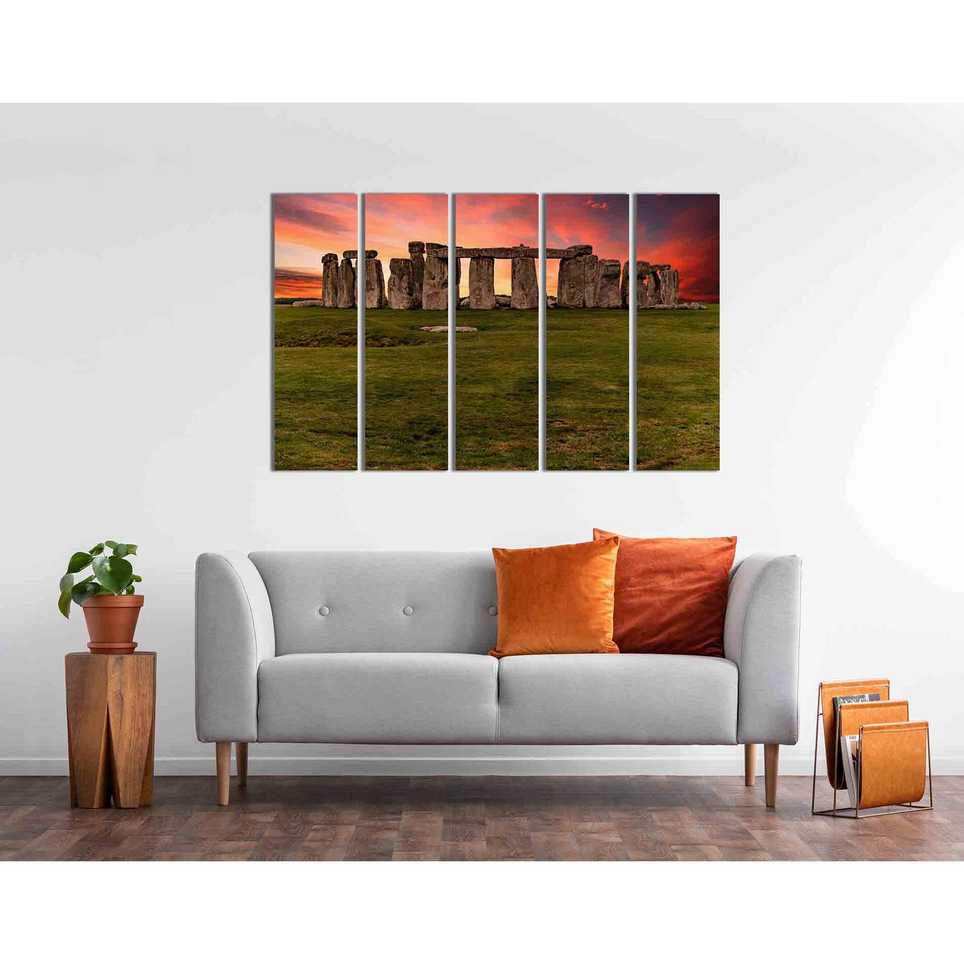 Stonehenge sunset №D2026 Ready to Hang Canvas PrintCanvas art arrives ready to hang, with hanging accessories included and no additional framing required. Every canvas print is hand-crafted, made on-demand at our workshop and expertly stretched around 100