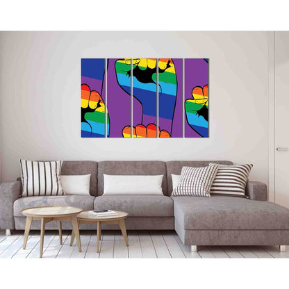 Fight for lgbt rights №2126 Ready to Hang Canvas PrintCanvas art arrives ready to hang, with hanging accessories included and no additional framing required. Every canvas print is hand-crafted, made on-demand at our workshop and expertly stretched around