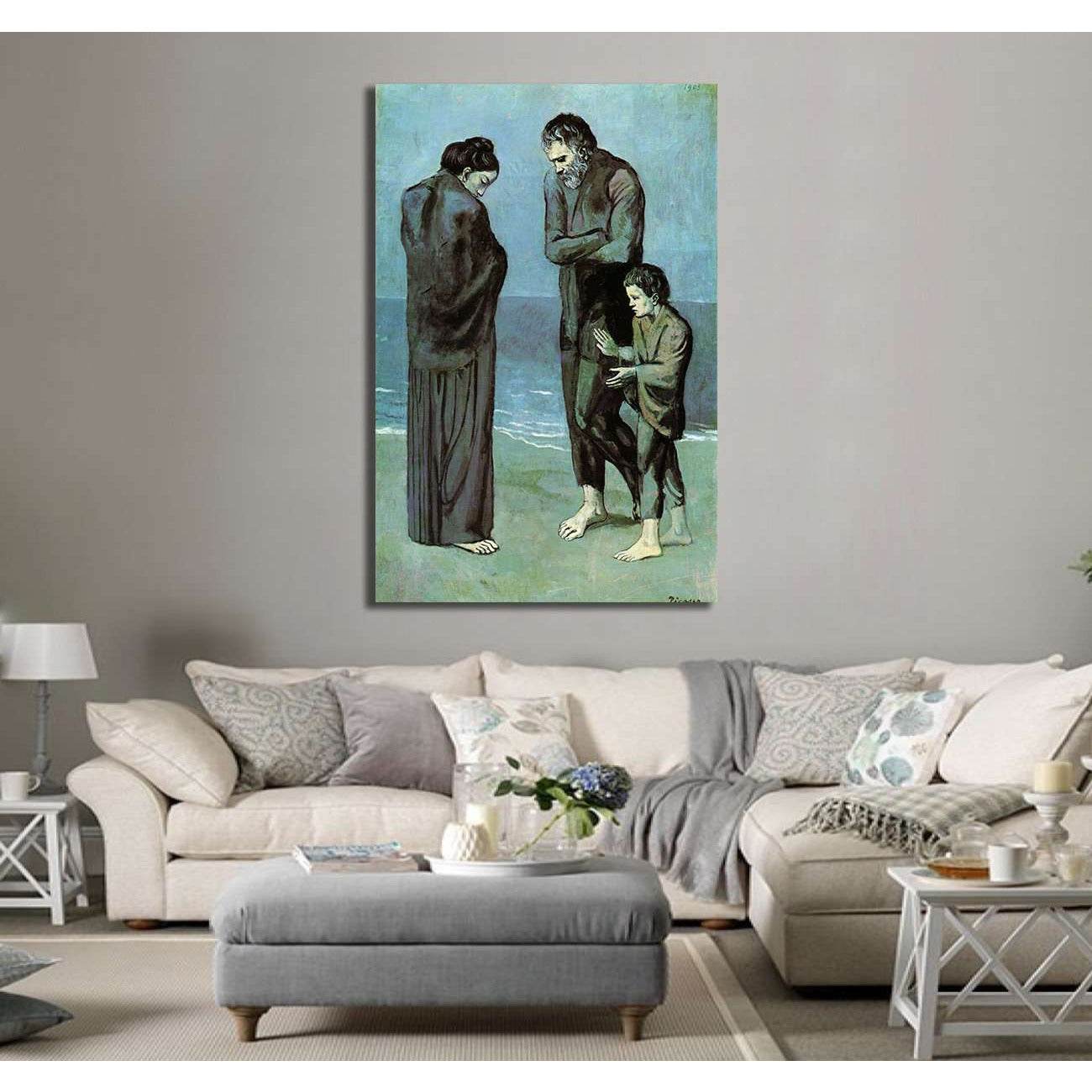 Pablo Picasso, The tragedy - Canvas printCanvas art arrives ready to hang, with hanging accessories included and no additional framing required. Every canvas print is hand-crafted, made on-demand at our workshop and expertly stretched around 100% North Am