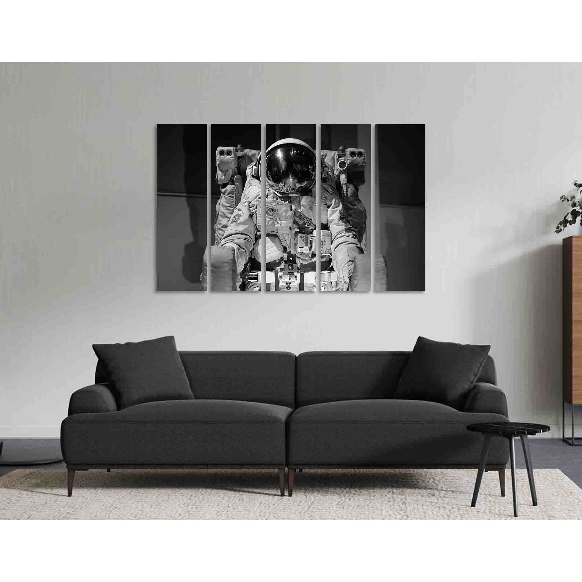 Equipped astronaut №D2815 Ready to Hang Canvas PrintCanvas art arrives ready to hang, with hanging accessories included and no additional framing required. Every canvas print is hand-crafted, made on-demand at our workshop and expertly stretched around 10