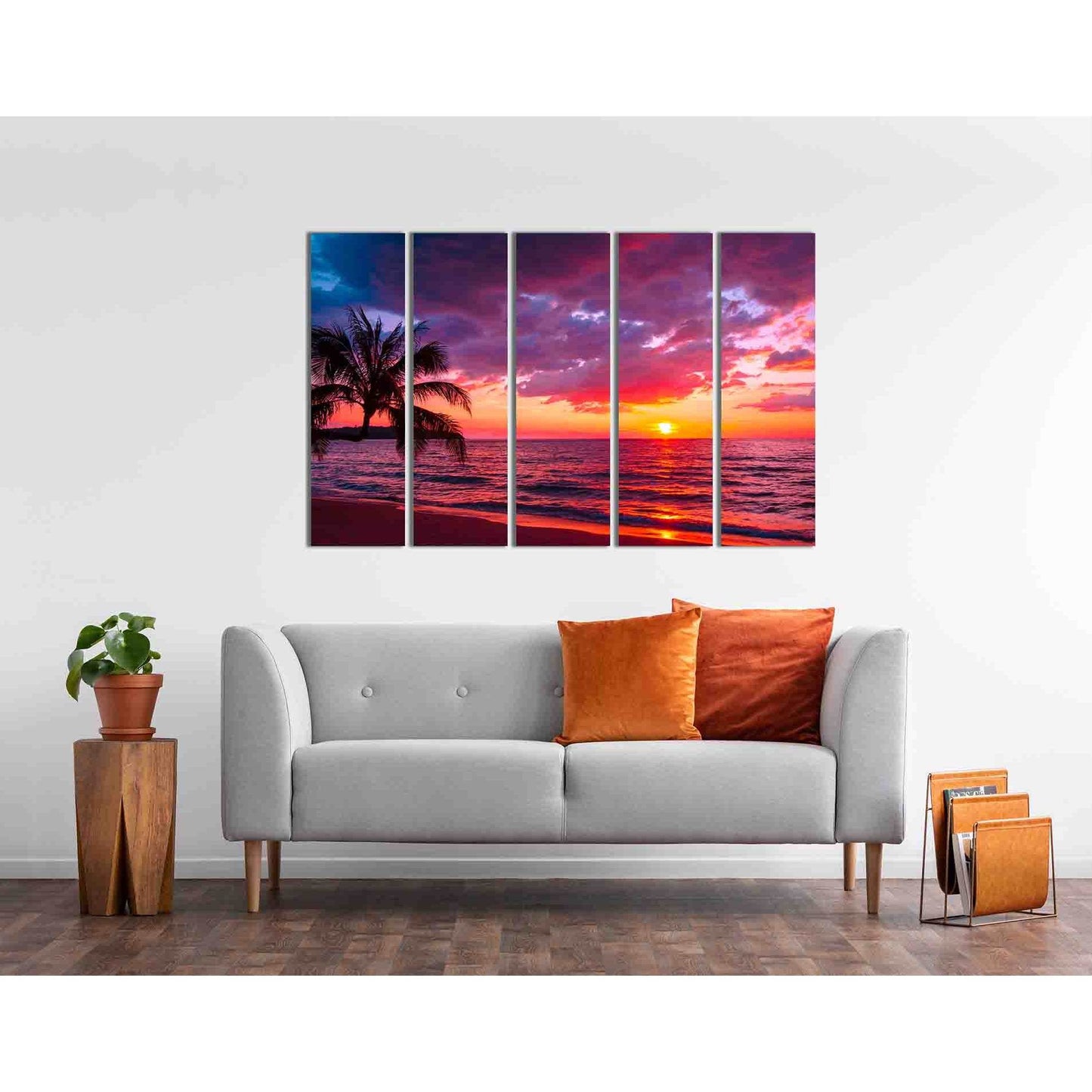 Beautiful sunset №D2088 Ready to Hang Canvas PrintCanvas art arrives ready to hang, with hanging accessories included and no additional framing required. Every canvas print is hand-crafted, made on-demand at our workshop and expertly stretched around 100%