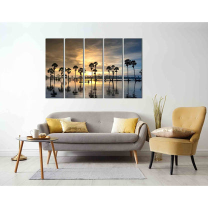 Dawn over the river №D2033 Ready to Hang Canvas PrintCanvas art arrives ready to hang, with hanging accessories included and no additional framing required. Every canvas print is hand-crafted, made on-demand at our workshop and expertly stretched around 1