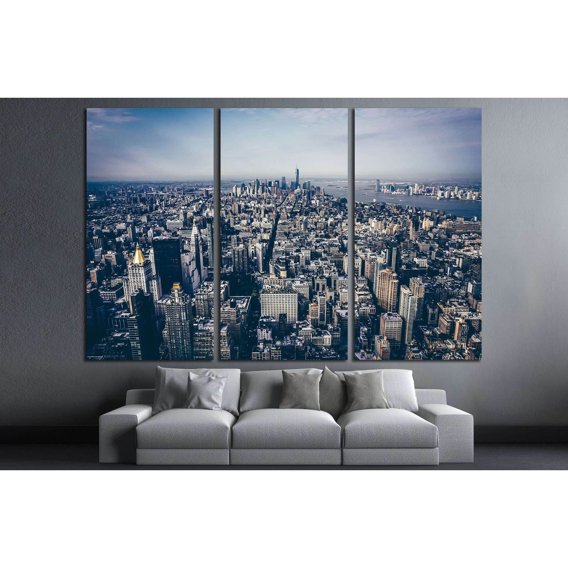 Above NYC №2721 Ready to Hang Canvas PrintCanvas art arrives ready to hang, with hanging accessories included and no additional framing required. Every canvas print is hand-crafted, made on-demand at our workshop and expertly stretched around 100% North A