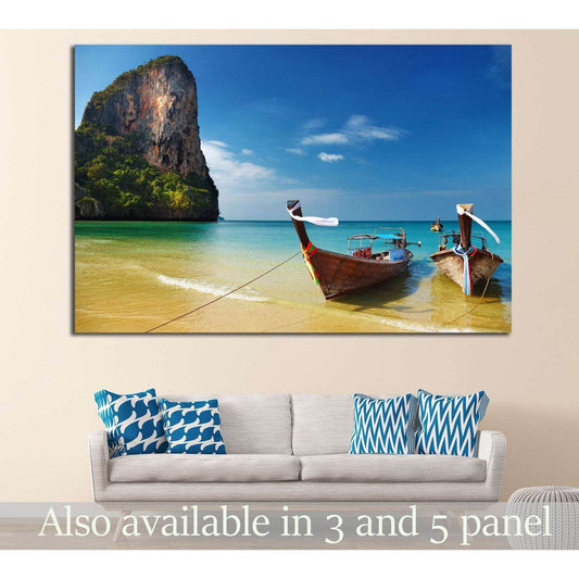 Andaman Sea, Thailand №643 Ready to Hang Canvas PrintCanvas art arrives ready to hang, with hanging accessories included and no additional framing required. Every canvas print is hand-crafted, made on-demand at our workshop and expertly stretched around 1