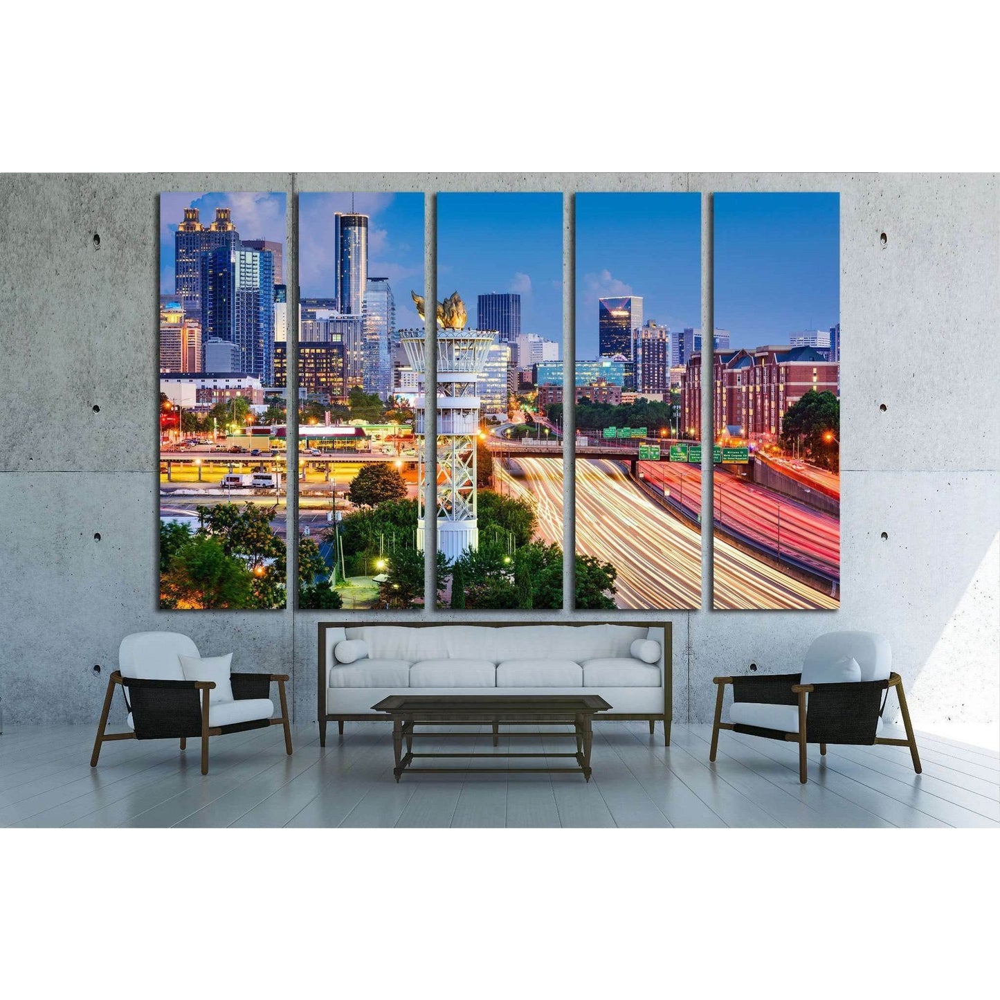 Atlanta, Georgia, USA №1638 Ready to Hang Canvas PrintCanvas art arrives ready to hang, with hanging accessories included and no additional framing required. Every canvas print is hand-crafted, made on-demand at our workshop and expertly stretched around