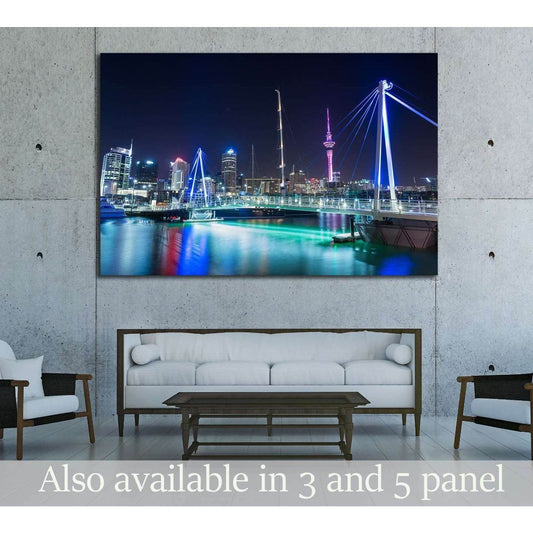 Auckland City and Sky Tower at Night, Auckland, New Zealand №1639 Ready to Hang Canvas PrintCanvas art arrives ready to hang, with hanging accessories included and no additional framing required. Every canvas print is hand-crafted, made on-demand at our w