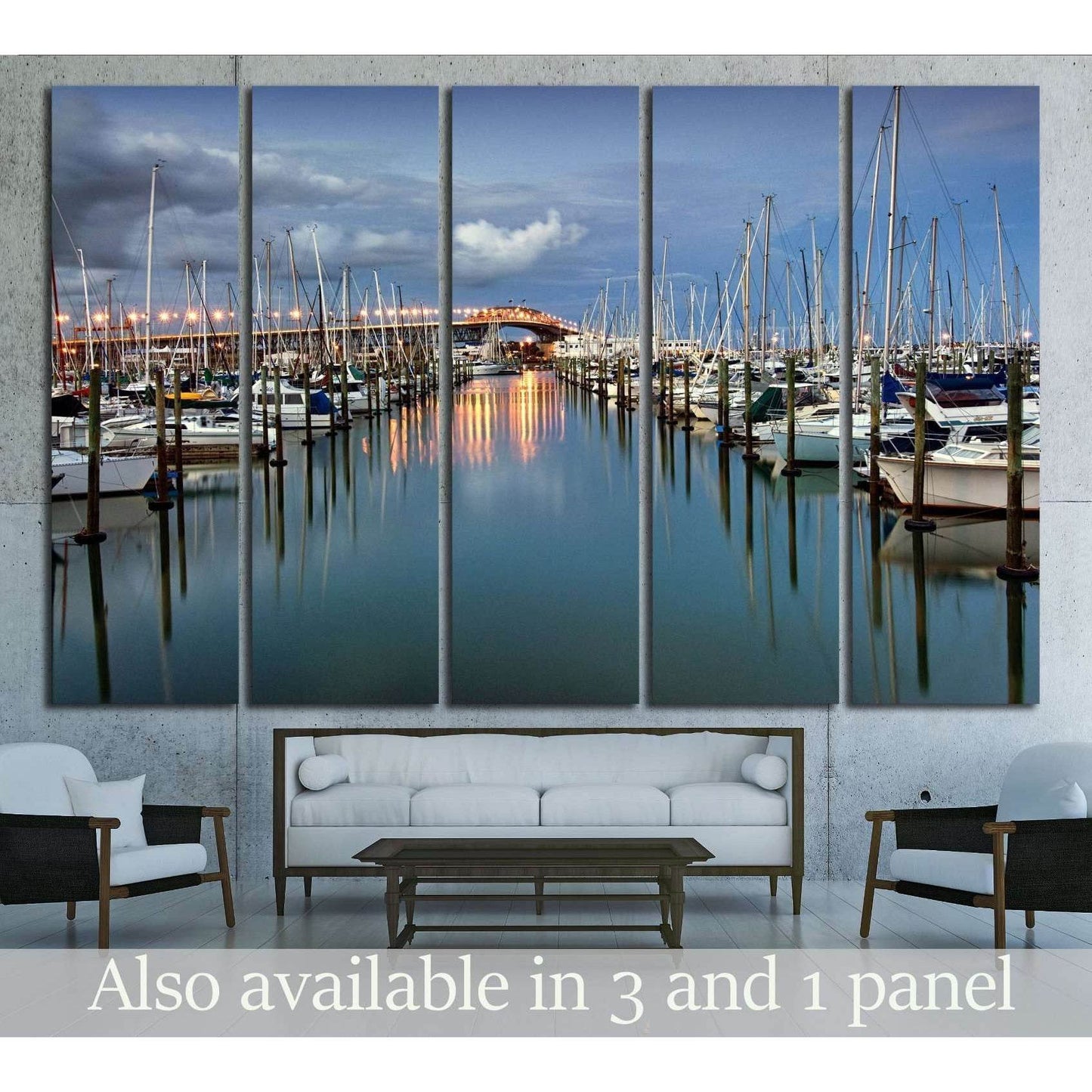 Auckland harbor Bridge from Westhaven Marina. Auckland, New Zealand №2514 Ready to Hang Canvas PrintCanvas art arrives ready to hang, with hanging accessories included and no additional framing required. Every canvas print is hand-crafted, made on-demand