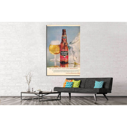 Beer №3489 Ready to Hang Canvas PrintCanvas art arrives ready to hang, with hanging accessories included and no additional framing required. Every canvas print is hand-crafted, made on-demand at our workshop and expertly stretched around 100% North Americ