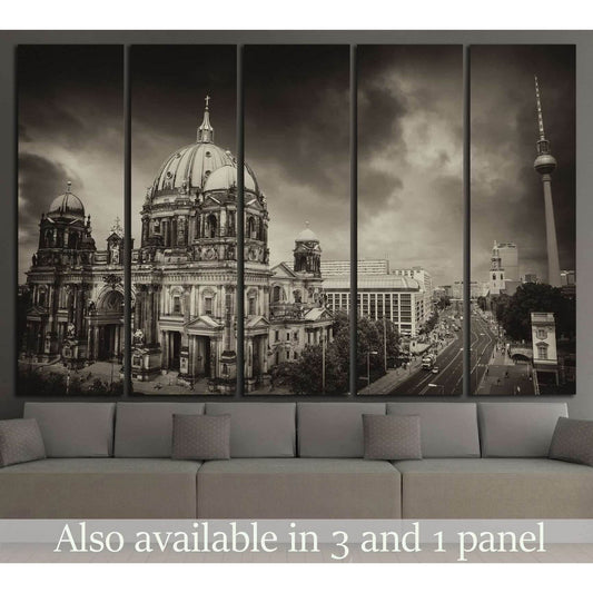 Berlin Cathedral and Alexander Platz, Germany №1164 Ready to Hang Canvas PrintCanvas art arrives ready to hang, with hanging accessories included and no additional framing required. Every canvas print is hand-crafted, made on-demand at our workshop and ex