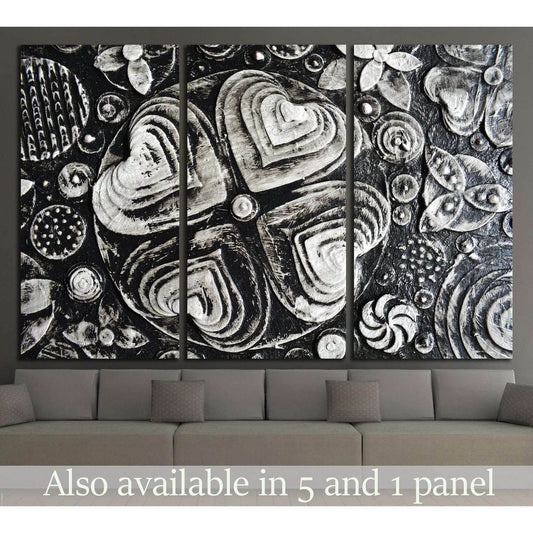 Black and white grunge flowers painting №1350 Ready to Hang Canvas PrintCanvas art arrives ready to hang, with hanging accessories included and no additional framing required. Every canvas print is hand-crafted, made on-demand at our workshop and expertly