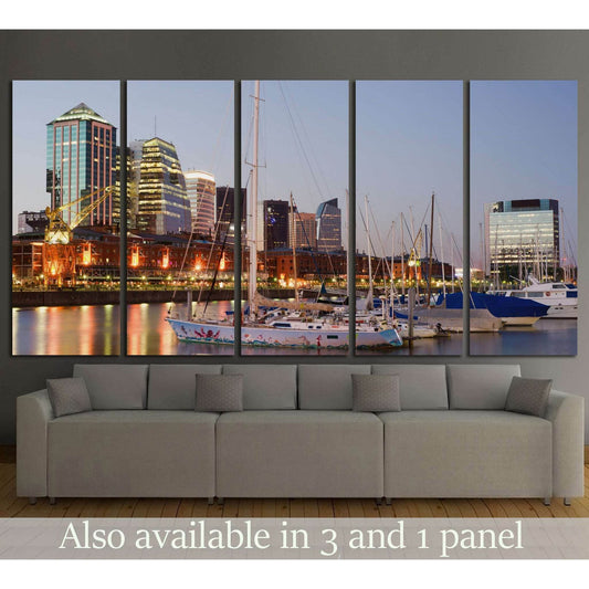 Buenos Aires Cityscape №1142 Ready to Hang Canvas PrintCanvas art arrives ready to hang, with hanging accessories included and no additional framing required. Every canvas print is hand-crafted, made on-demand at our workshop and expertly stretched around