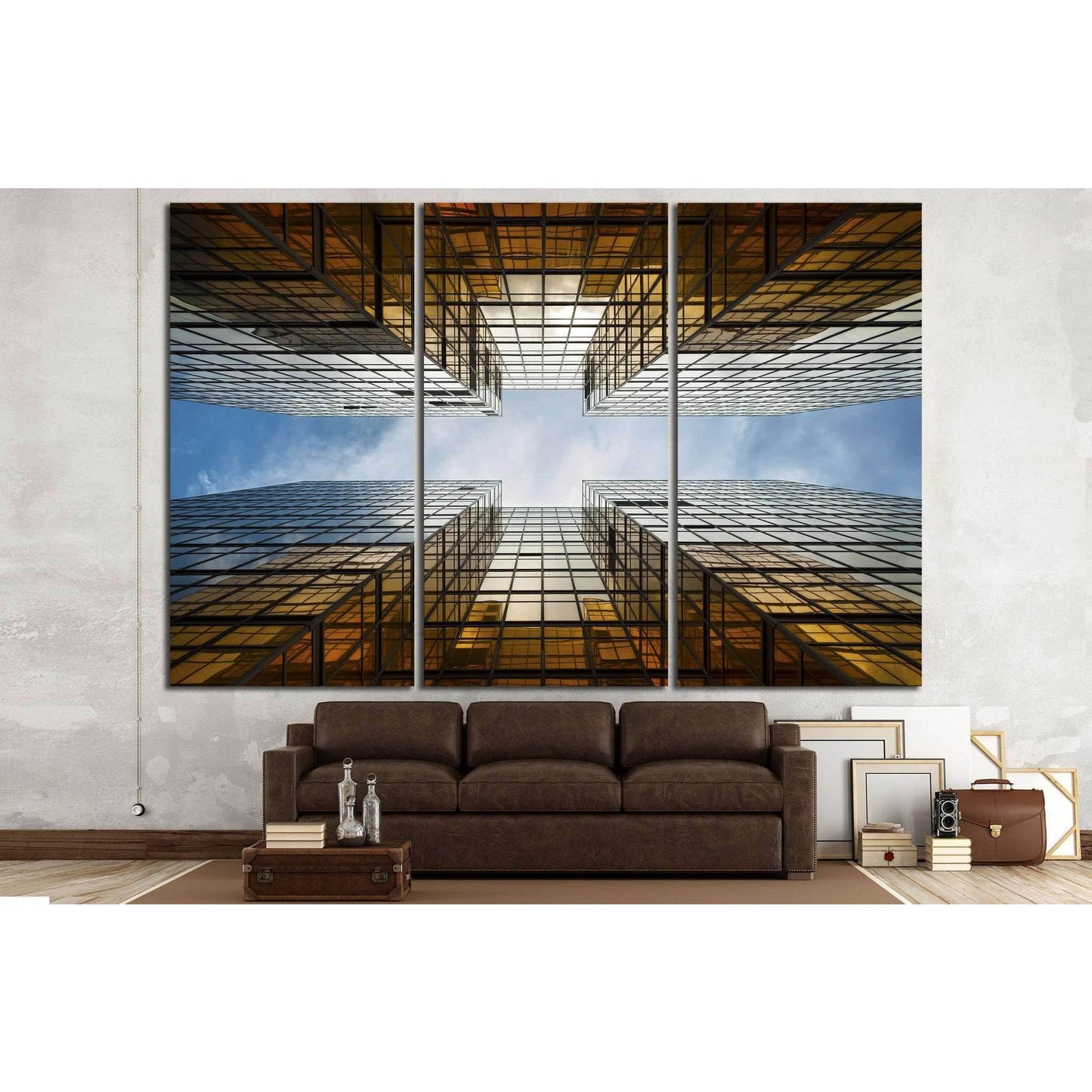 Building Abstract №1046 Ready to Hang Canvas PrintCanvas art arrives ready to hang, with hanging accessories included and no additional framing required. Every canvas print is hand-crafted, made on-demand at our workshop and expertly stretched around 100%