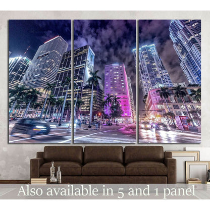 Buildings of Downtown Miami №1098 Ready to Hang Canvas PrintCanvas art arrives ready to hang, with hanging accessories included and no additional framing required. Every canvas print is hand-crafted, made on-demand at our workshop and expertly stretched a