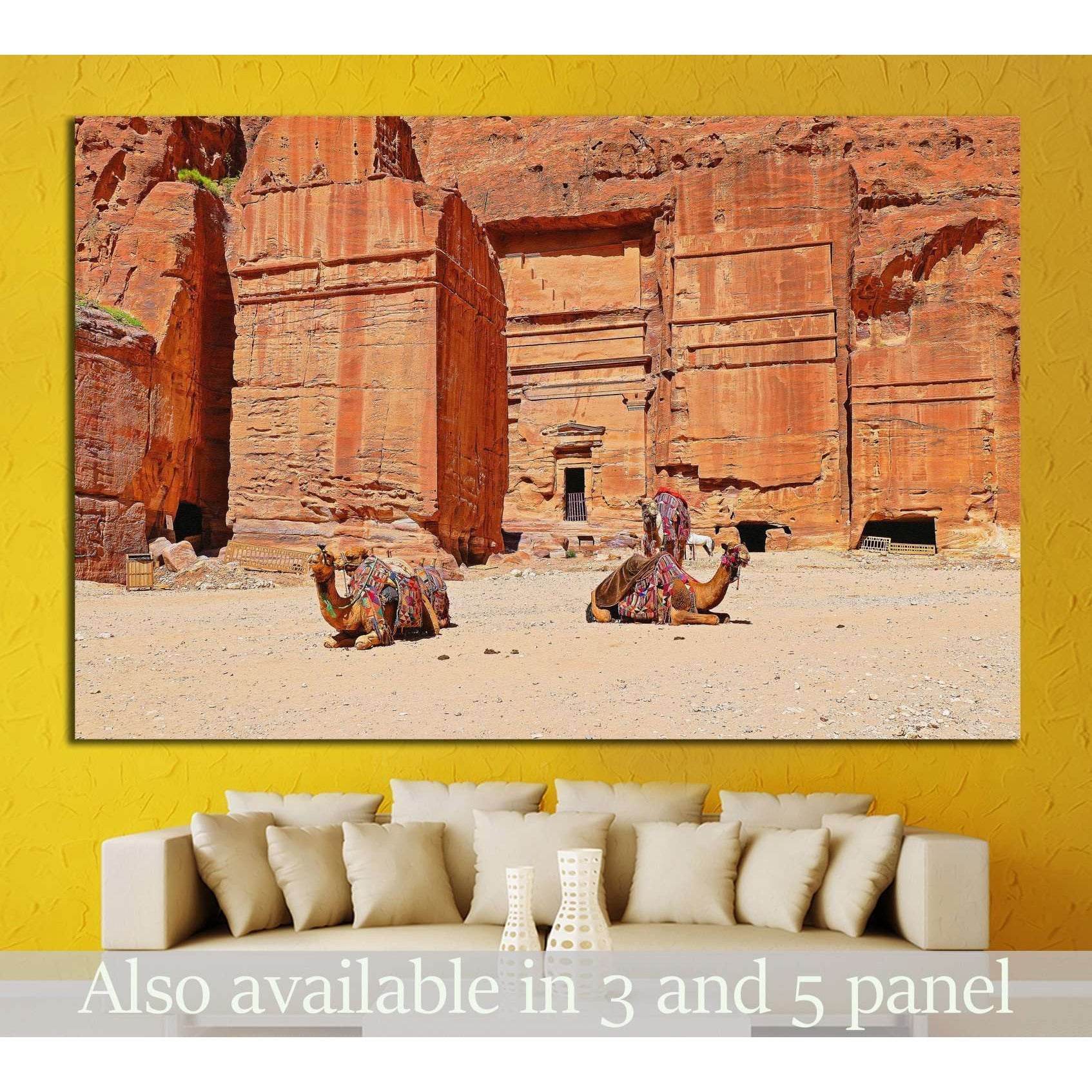 Camels Relaxed №810 Ready to Hang Canvas PrintCanvas art arrives ready to hang, with hanging accessories included and no additional framing required. Every canvas print is hand-crafted, made on-demand at our workshop and expertly stretched around 100% Nor