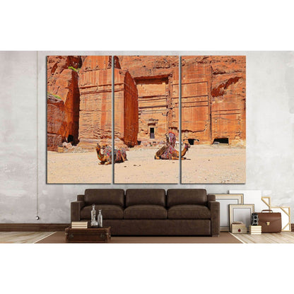 Camels Relaxed №810 Ready to Hang Canvas PrintCanvas art arrives ready to hang, with hanging accessories included and no additional framing required. Every canvas print is hand-crafted, made on-demand at our workshop and expertly stretched around 100% Nor