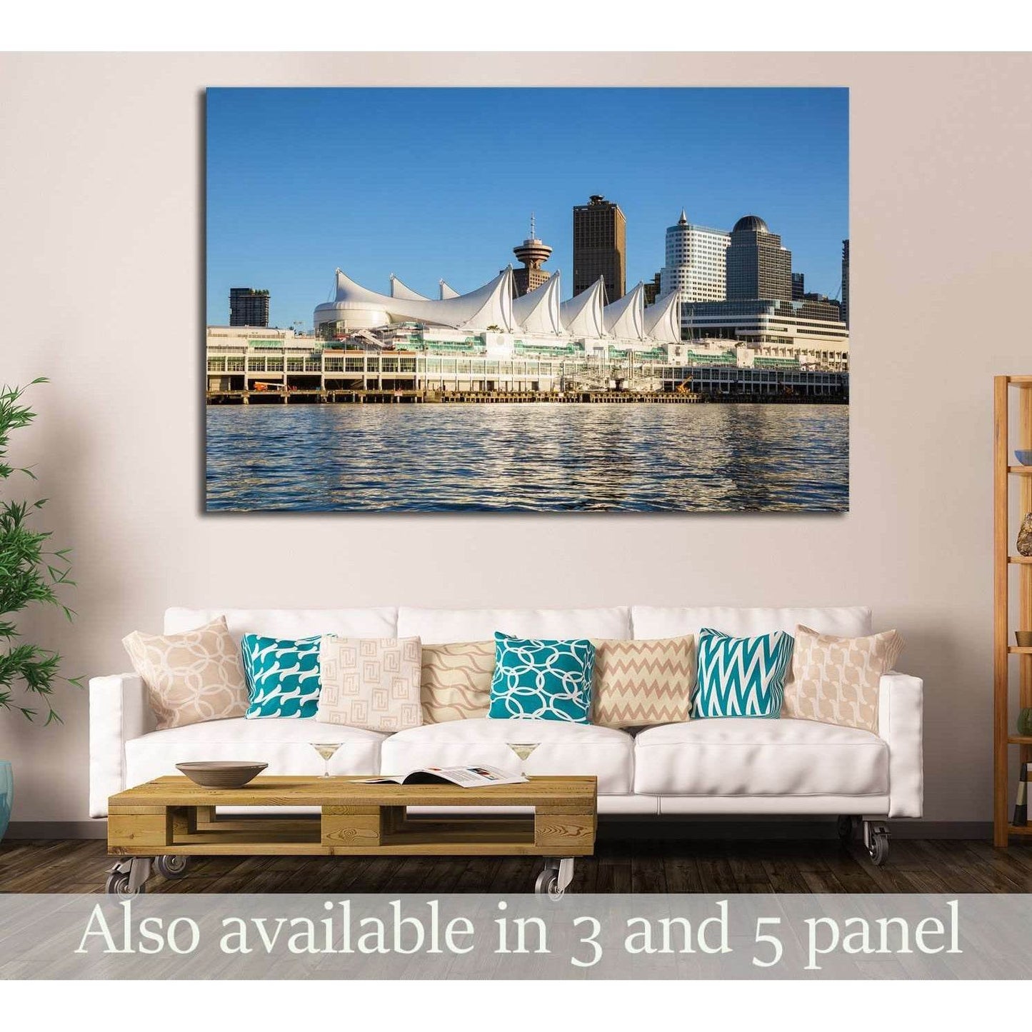 Canada Place and commercial buildings in Downtown Vancouver №2077 Ready to Hang Canvas PrintCanvas art arrives ready to hang, with hanging accessories included and no additional framing required. Every canvas print is hand-crafted, made on-demand at our w