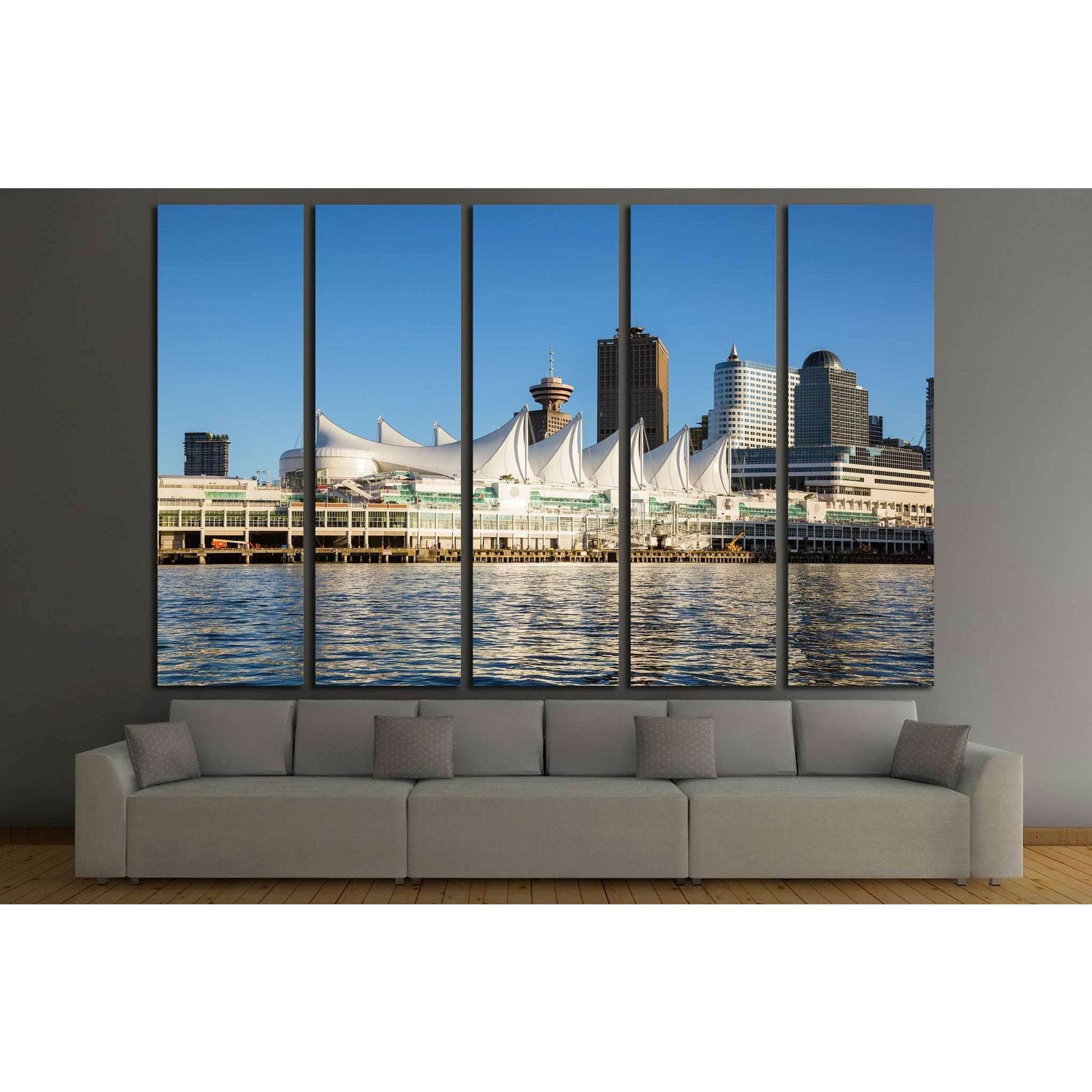 Canada Place and commercial buildings in Downtown Vancouver №2077 Ready to Hang Canvas PrintCanvas art arrives ready to hang, with hanging accessories included and no additional framing required. Every canvas print is hand-crafted, made on-demand at our w