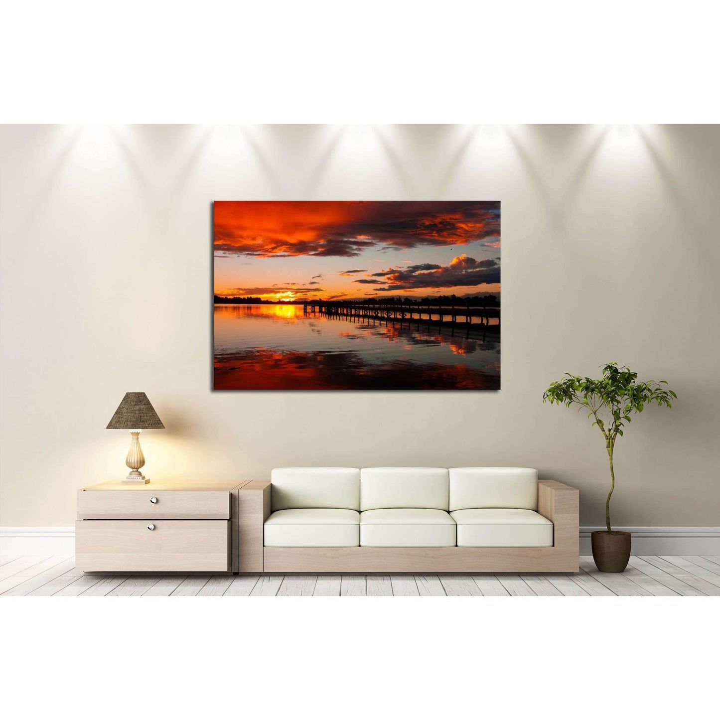 Christchurch New Zealand Sunset №2688 Ready to Hang Canvas PrintCanvas art arrives ready to hang, with hanging accessories included and no additional framing required. Every canvas print is hand-crafted, made on-demand at our workshop and expertly stretch