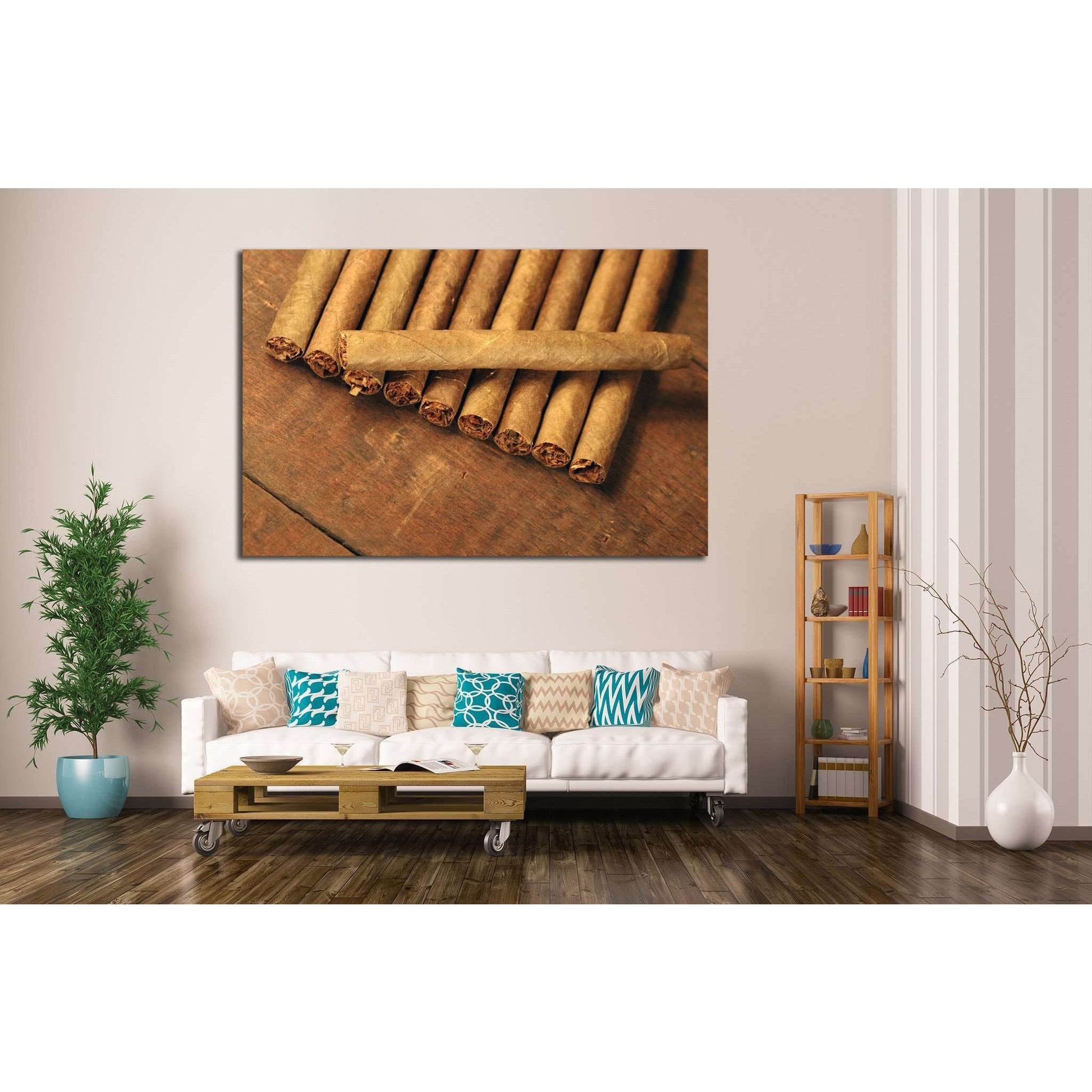 Cigar №519 Ready to Hang Canvas PrintCanvas art arrives ready to hang, with hanging accessories included and no additional framing required. Every canvas print is hand-crafted, made on-demand at our workshop and expertly stretched around 100% North Americ