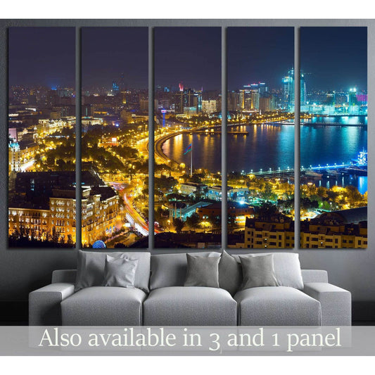 city of Baku, the capital of the Republic of Azerbaijan №1562 Ready to Hang Canvas PrintCanvas art arrives ready to hang, with hanging accessories included and no additional framing required. Every canvas print is hand-crafted, made on-demand at our works