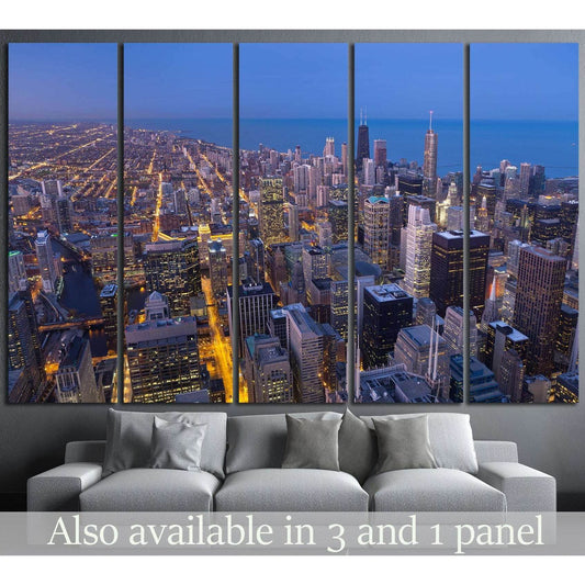 City of Chicago №891 Ready to Hang Canvas PrintCanvas art arrives ready to hang, with hanging accessories included and no additional framing required. Every canvas print is hand-crafted, made on-demand at our workshop and expertly stretched around 100% No