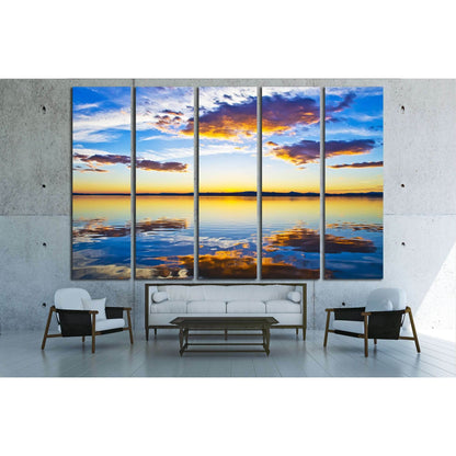 clouds reflected in lake water №3132 Ready to Hang Canvas PrintCanvas art arrives ready to hang, with hanging accessories included and no additional framing required. Every canvas print is hand-crafted, made on-demand at our workshop and expertly stretche