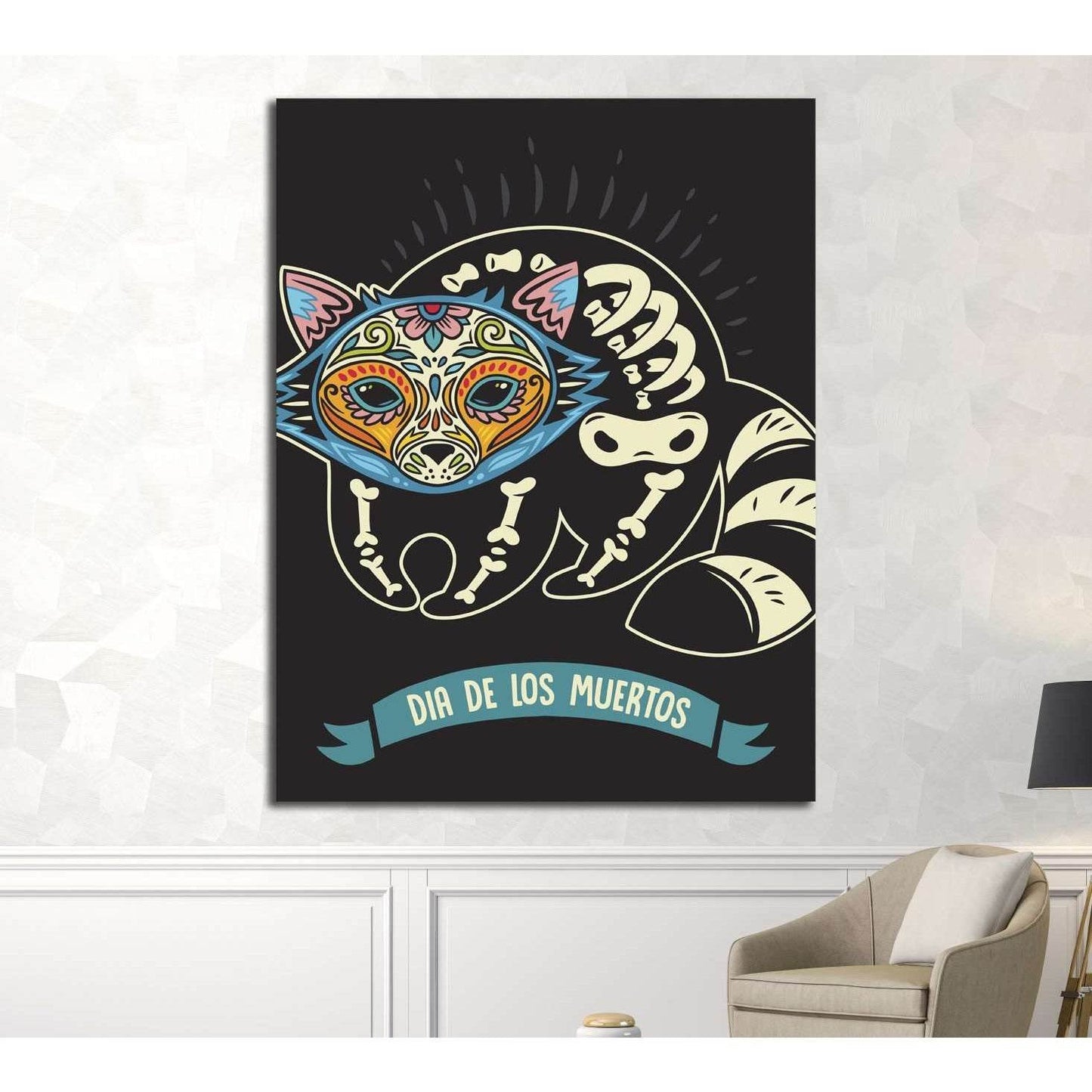 color cat №4582 Ready to Hang Canvas PrintCanvas art arrives ready to hang, with hanging accessories included and no additional framing required. Every canvas print is hand-crafted, made on-demand at our workshop and expertly stretched around 100% North A