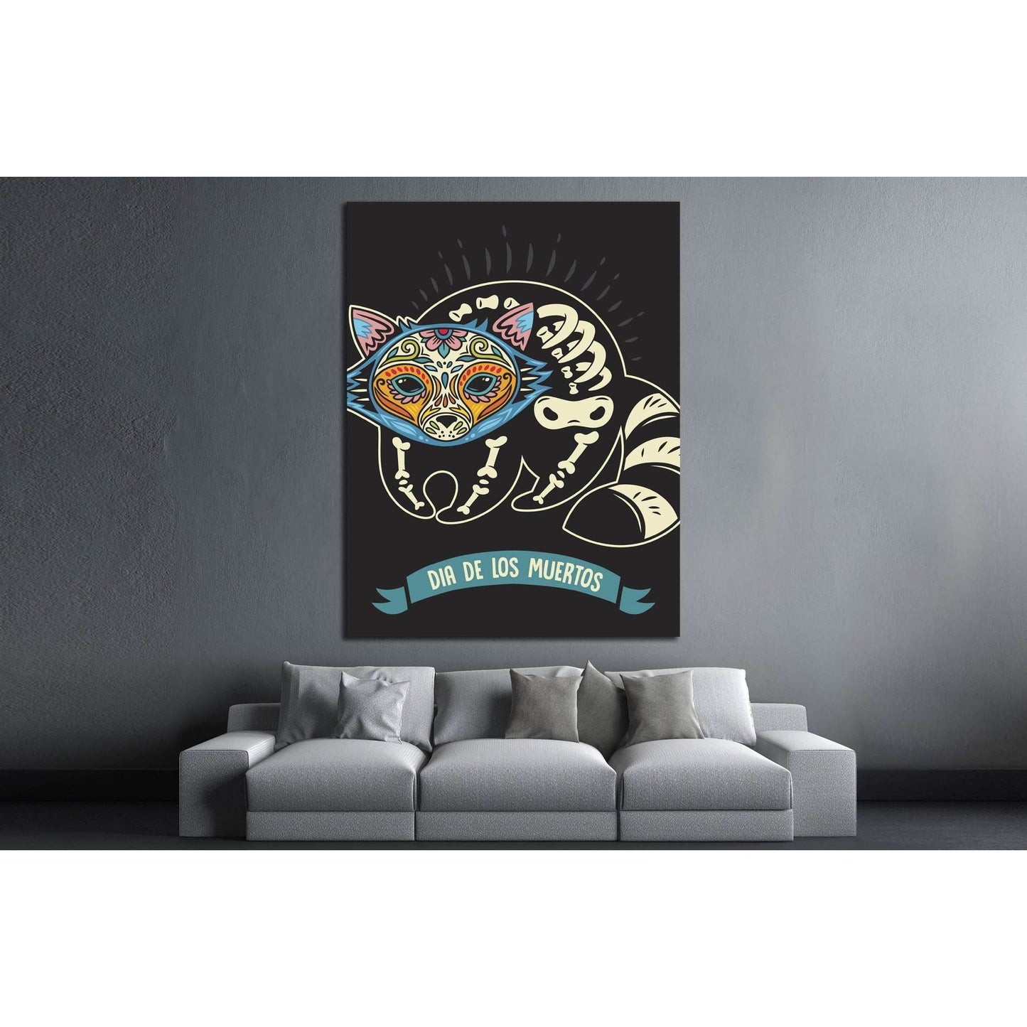 color cat №4582 Ready to Hang Canvas PrintCanvas art arrives ready to hang, with hanging accessories included and no additional framing required. Every canvas print is hand-crafted, made on-demand at our workshop and expertly stretched around 100% North A