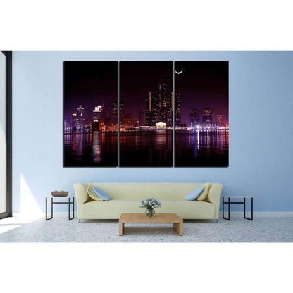 Detroit Skyscraper №136 Ready to Hang Canvas PrintCanvas art arrives ready to hang, with hanging accessories included and no additional framing required. Every canvas print is hand-crafted, made on-demand at our workshop and expertly stretched around 100%