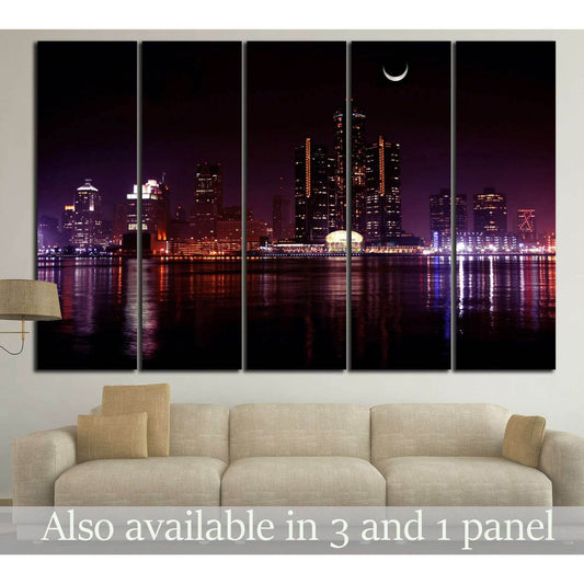 Detroit Skyscraper №136 Ready to Hang Canvas PrintCanvas art arrives ready to hang, with hanging accessories included and no additional framing required. Every canvas print is hand-crafted, made on-demand at our workshop and expertly stretched around 100%